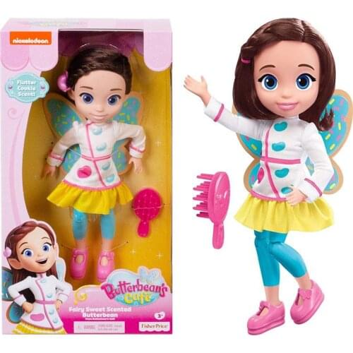 Fisher-Price Nickelodeon Butterbeans Caf Fairy Sweet Doll Anime Figure Set Kawaii Collectible Birthday Girls Toys Gift
