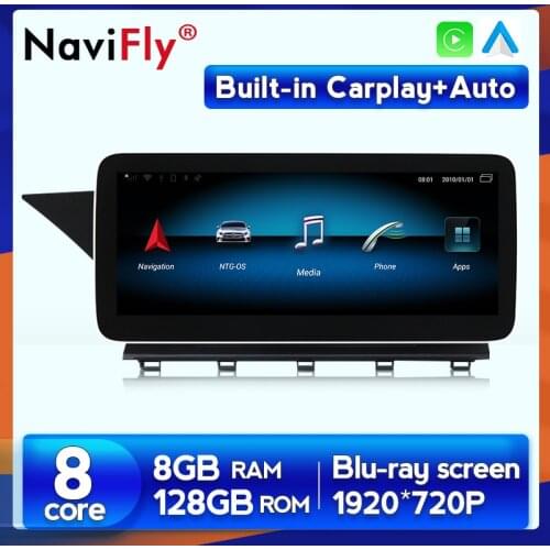 IPS Android 10 8Core 6+128G Car dvd radio audio multimedia Player GPS Navigation For Mercedes Benz GLK Class X204 2008 - 2015
