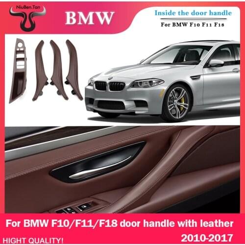 LHD RHD Left Right Hand Driver Interior Door Leather Pull Handle Assembly For BMW 5 Series F10 F11 F18 520 523 525 530 535 550