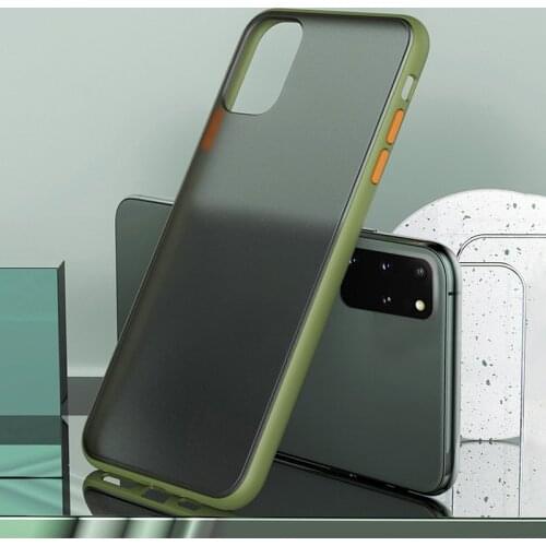 Skin feel Matte transparent case For Samsung Galaxy S20 Ultra s10 e s9 s8 plus note 10 plus Note10+ Anti-fall Silicone edge case