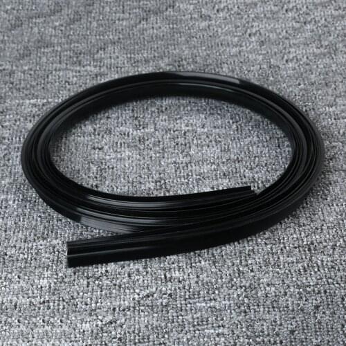New 1.6m/5.25ft Auto Sealing Strips Car Dashboard Windshield Waterproof Noise Soundproof Anti-Dust Seal Strip Trim Black Color