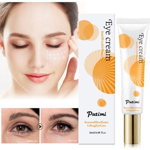 Putimi Wrinkle Removal Eye Cream Anti-Puffiness And Bags Fine Lines Dark Circles Cream Anti-Aging Moisturizing Firming Eye Cream