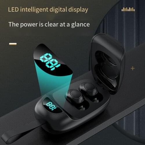 TWS Mini Earphones Stereo HiFi True Wireless Bluetooth Headphones In-Ear Earbuds Headsets Waterproof Sports for Mobile Phone