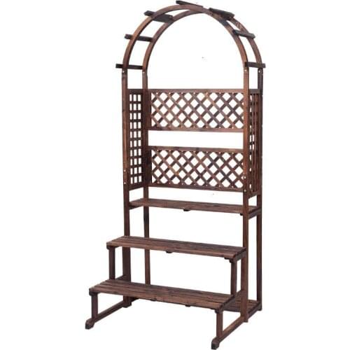 For Estanteria Jardin Estante Indoor Terraza Wood Repisa Para Plantas Outdoor Stand Balcony Flower Rack Dekoration Plant Shelf