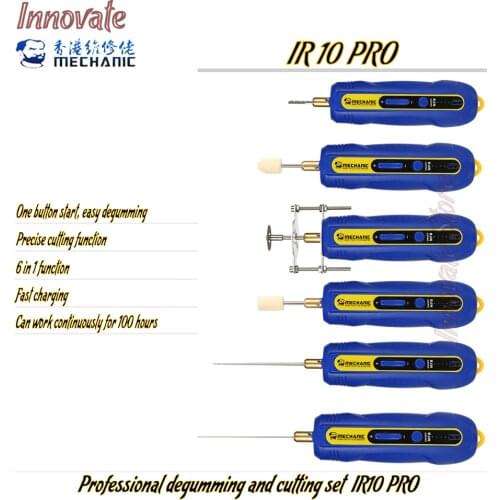 MECHANIC IR10 PRO 6in1 OCA gel remover mobile phone LCD screen hard gel remover cutter dry gel polarized gel remove rechargeable