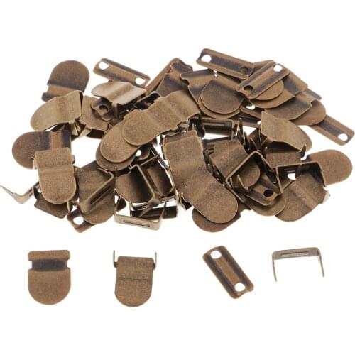 20 Sets No-Sew Hooks And Eyes Closure Trousers Fasteners For Crafts Supplies