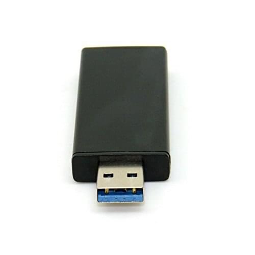 2mm NGFF M2 SSD to USB 3.0 External PCBA Conveter Adapter Card Flash Disk Type with Black Case
