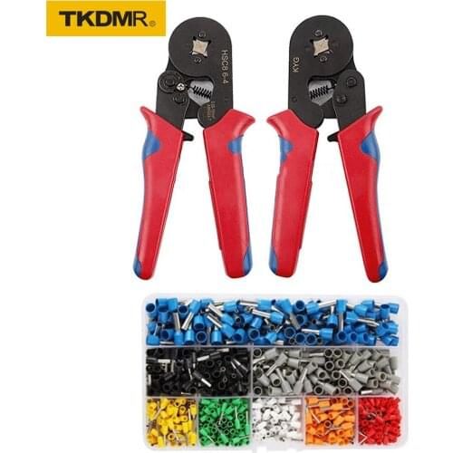 HSC8 6-4A 0.25-10mm high precision pliers,800/1200 box with sealed terminals, insulated wire connectors, crimping terminals