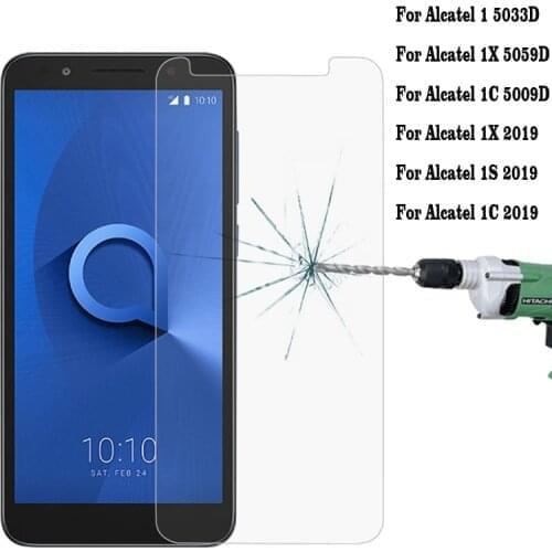 Tempered Glass For Alcatel 11X 1C 1S 2019 5033D Screen Protector protective film For Alcatel1X Alcatel1C 5009D 5059D 5033D glass
