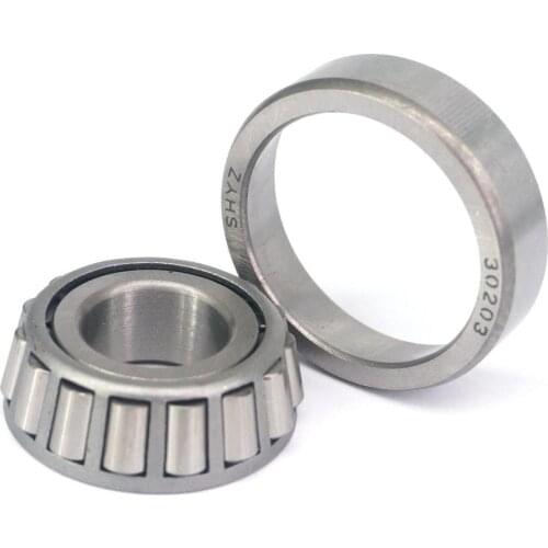 17x40x12mm ABEC1 Model 30203 7203E Conical Tapered Eoller Bearings TRB Bearing Steel