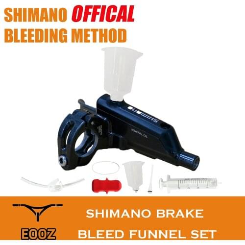 EOOZ bicycle Hydraulic brake bleed kit for shimano MTB and Road brake system Mineral Oil Brake, Funnel Set Bike Repair Tool kit