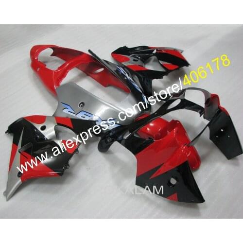 Best Sell ZX-9R 00 01 ABS Fairings For Kawasaki Ninja ZX9R 2000 2001 Red Black Motorcycle Fairings (Injection Molding)