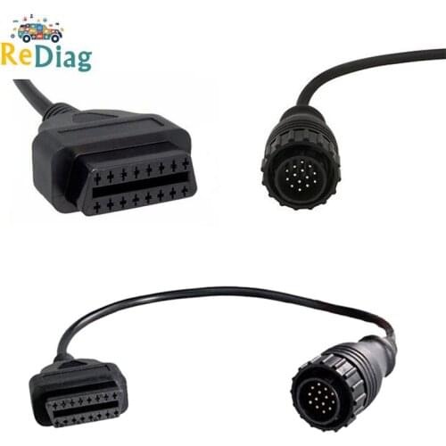 Newest OBD Adapter Cable For Mercedes Benz 14Pin to 16 Pin OBD 2 Diagnostic Connector Cable 14 Pin Cable For Sprinter For Benz