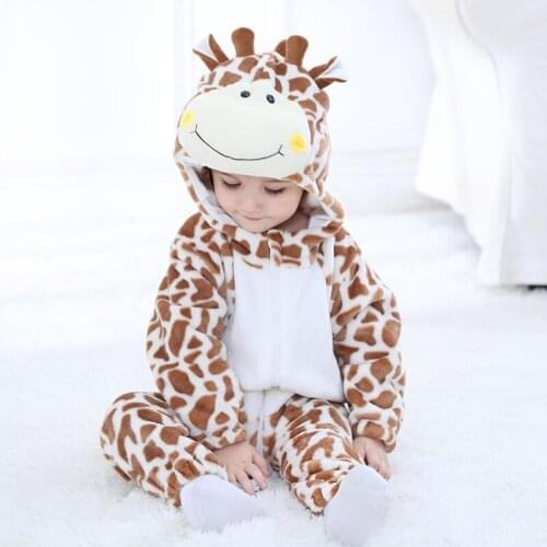SAILEROAD Cartoon Flannel Sleep Gown Rabbit Pajamas Baby Nightwear Boys sleepers Girls Jumpsuit Kigurumi Outfits Crawling suit