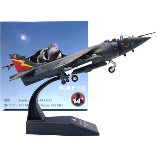 About 19.5CM 1/72 scale United Kingdom UK 1982 BAE Sea Harrier FRS MK I Plane Army fighter aircraft airplane model military toy