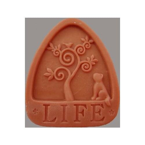 Life Tree Design Soap Mold Handmade Silicone Mold for Soap Making