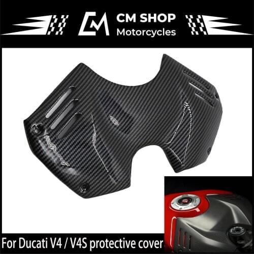 Motorcycle Fuel Tank Protection Cover Carbon Fiber Fairing Accessories For Ducati PANIGALE V4 V4S V4R Special Scorpio Protection