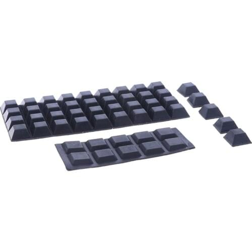 10/20/40pcs Self-Adhesive Rubber Bumper Stop Non-slip Feet Door Buffer Pads Wall Protectors Door Stopper For Furniture Accessory