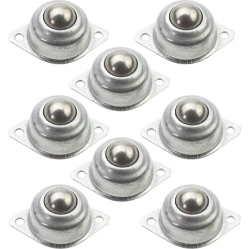 12 Pieces CY-15A Ball Transfers Universal Rotation Ball Conveyor Wheel Caster Roller 5/8 inch Ball Bearings