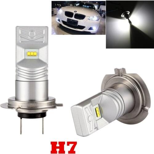 2Pcs 80W H7 LED Bulb DC 12V~24V For PhilipZES led chips Car Fog Light White Driving Lamps lighting Sourcing Lampochka Bombillas