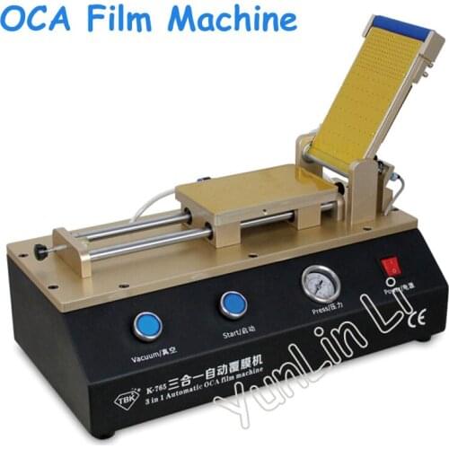 3 in 1 Automatic OCA Film Laminating Machine Built-in Vacuum Pump and Air Compressor For Mobile Phone LCD Screen Repair