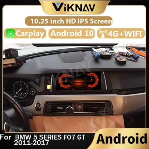 Android car radio for BMW 5 Series F07 GT 2011-2017 car touch screen stereo recorder DVD multimedia player GPS navigation