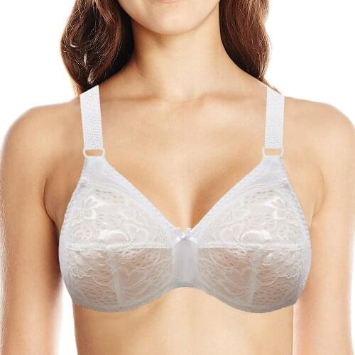 34 36 38 40 42 44 46 48 D E F G Transparent Ultra-thin Lingerie Underwear Solid Lace See Through Intimates Women Bra Big Size