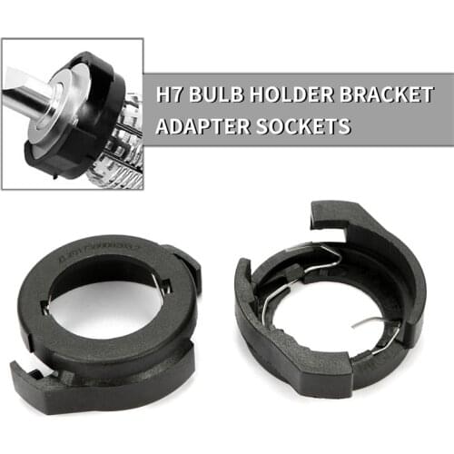 For Ford KUGA VW Passat B6 Alfa Romeo Renault Megane Car LED H7 Bulb Holder Bracket Adapter Sockets Retainers Base Accessories