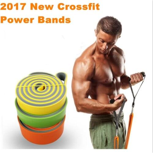 Double Color Pull Up Assist Bands Body Stretching Powerlifting Resistance Bands Loop Workout