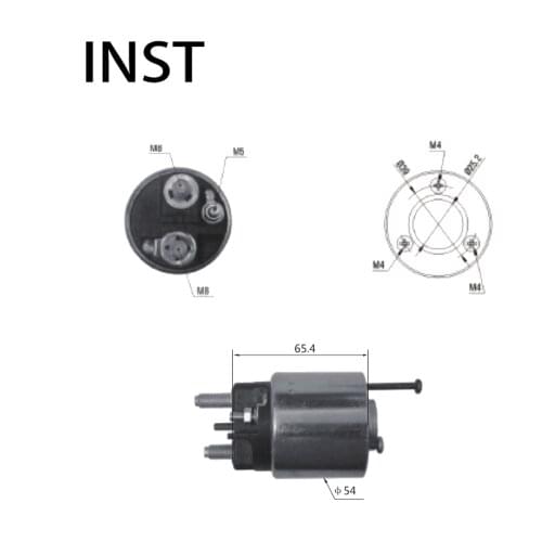 ELECTROMAGNETIC SWTICH SOLENOID FOR 12V 2.5KW 594048 594183 NE-898 496 460021 460131 461319 461929 77363326 9946190