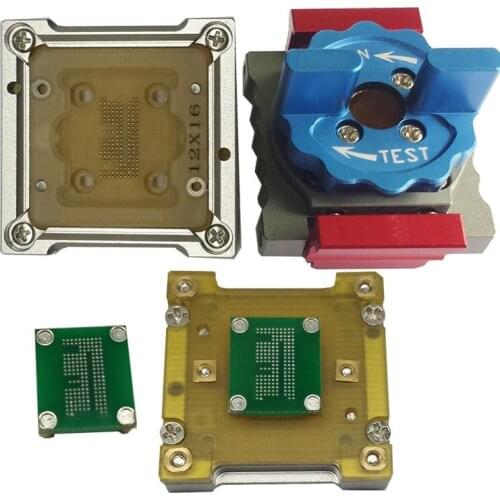 EMCP BGA 162 / 186 analysis test socket, fixture, soldering socket with soldering plate