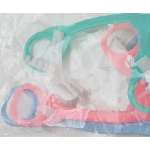 Hot sale Towel diaper buckle / Three hooks small claw baby plastic diaper buckle, economical 100PCS