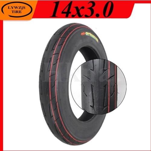 Good Quality Electric Vehicle Accessories 14x3.0 Vacuum Tire 14*3.0 Wear Resistant and Antiskid Tubeless Tyre 3.00-10 Tire