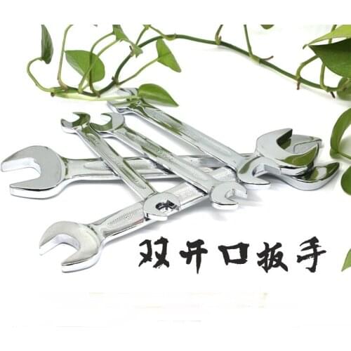 R'DEER TOOL hongkong brand Chromium vanadium steel anti-slip open end wrench 6x7mm--30x32mm