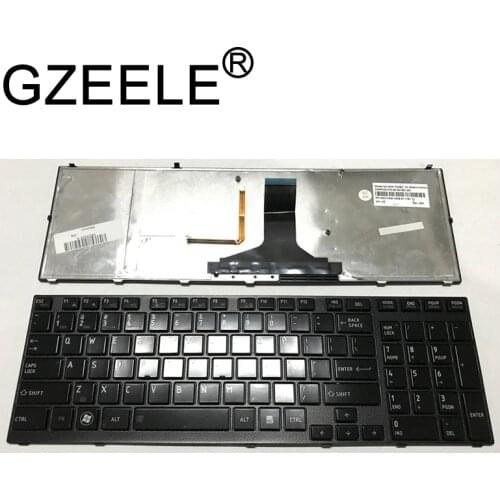 GZEELE New English laptop backlit keyboard for toshiba Satellite A660 A600 A600D A665 A665D BLACK backlight