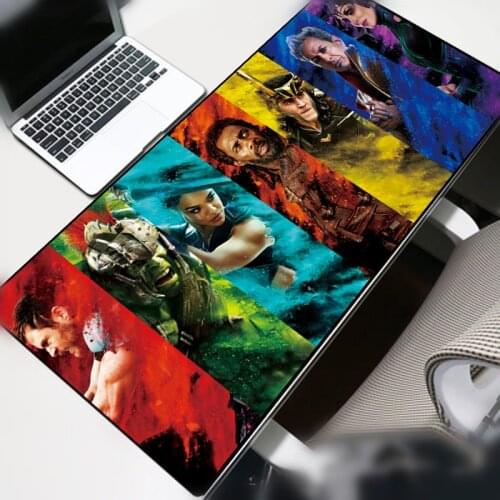 Avengers Large Size Mouse pad Gamer 70x30cm Iron Man Skid Locking Edge Durable Mousepad Notebook Office Mat Desk mat Portable