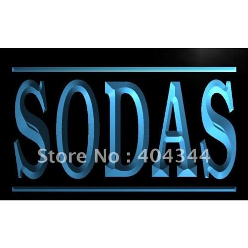 LK073- Sodas Supply Drink Adv Light Sign home decor crafts
