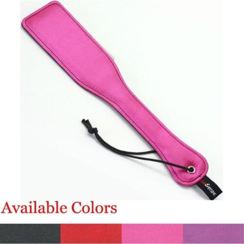 New Arrival satin and PU spanking paddle, bedroom sex games toys for couple, sex products