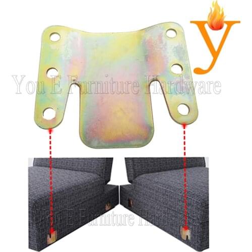 Metal Furniture Hardware Sofa Bed Connector Hinge D31