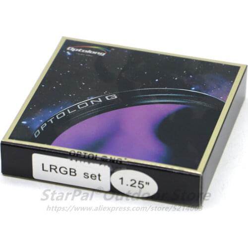 OPTOLONG 1.25" LRGB Imaging Filter Set Astronomy Telescope Eyepiece Kit Suitable for Deepsky Planetary CCD Imaging LD1009A