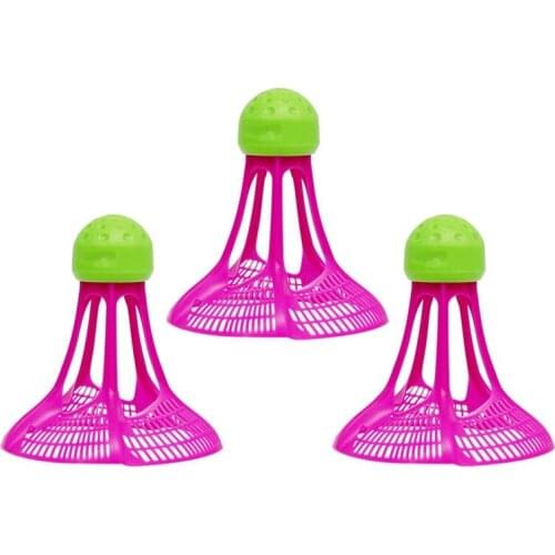 NEW-Windproof Badminton Outdoor Badminton Windproof Plastic Ball Nylon Shuttlecock Stable Resistance Sport Training Balls