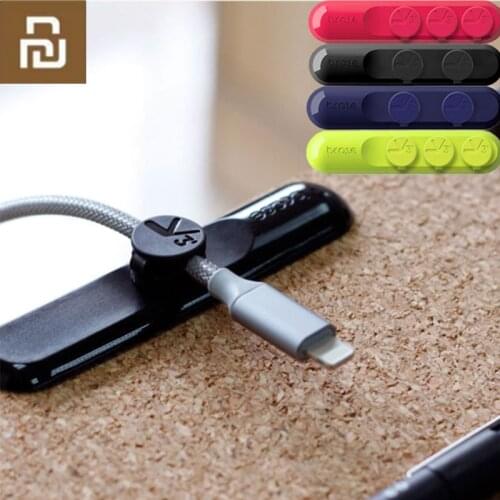 Original Youpin Bcase TUP Magnetic Absorption Cable Clip Holder data Cable Organizer Cable Winder Charger Cable Holder Clips H30