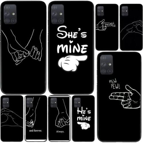 Couple Lovers Heart Phone Case For Samsung A32 51 71 31 40 30s 21s Galaxy S9 10 20 Plus Note9 10pro 20 20ultra
