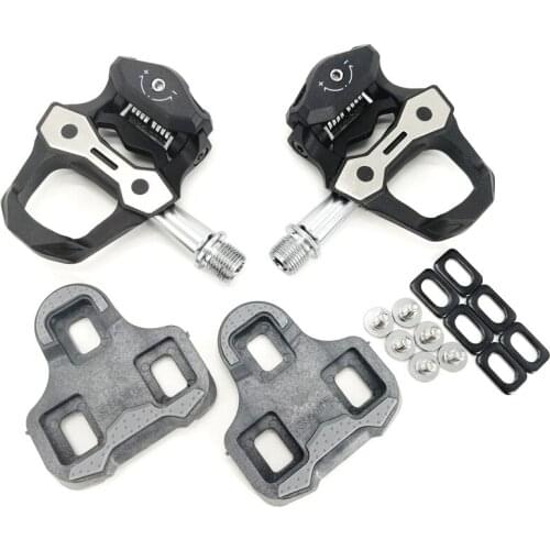 Road Bicycle Pedal Self-Locking Pedal PA+ Carbon Fiber Road Bike Pedals With Cleat Set Lightweight Compatible Look Keo