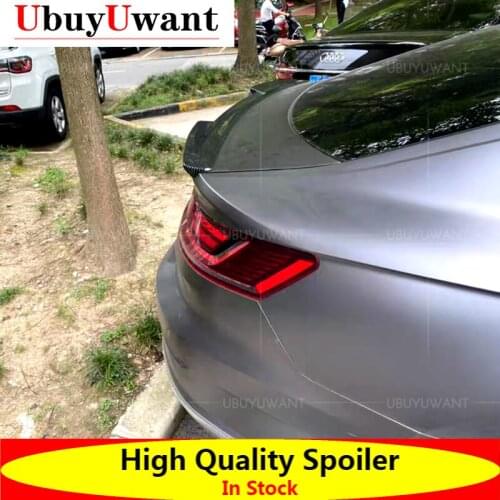 Fit For 2019 2020 New Volkswagen ARTEON CC ABS Primer Color Exterior Car Rear Tail Wing Trunk Lip Spoiler