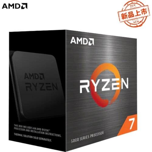 AMD Ryzen 7 5800X R7 5800X 3.8 GHz Eight-Core 16-Thread CPU Processor 7NM L3=32M 100-000000063 Socket AM4