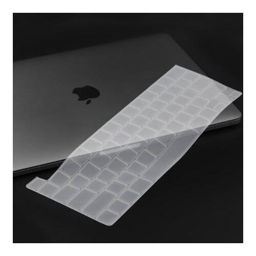 US Silicone Keyboard Cover Light Shine Through Matte Clear Keyboard Cover Sticker for 2019 MacBook Pro 16 inch A2141 with Retina