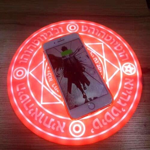 Universal Magic Circle Wireless Charger Qi Wireless Fast Quick Charging Pad for iPhone 12 12ProMax 11 11Pro X XS 8 Samsung