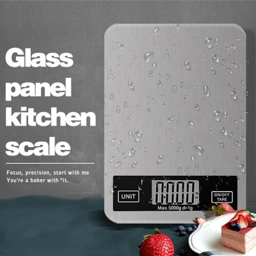 5KG Stainless Steel High Precision Kitchen Scale Food Postal Balance Measuring Tool LCD Electronic Scales Home Kitchen Scale
