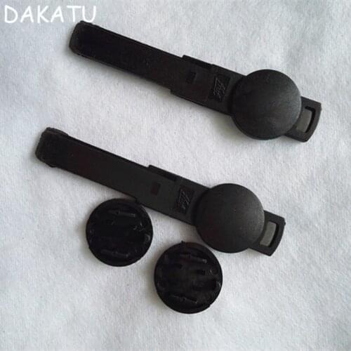 DAKATU 10PCS/LOT Free Shipping Plastic Emergency spare Key blade Shell for VW Volkswagen B5 Passat BORA GOLF key shell